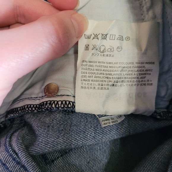 Acne Studios Skin 5 Ocean cropped skinny jeans size 25 - Picture 13 of 13